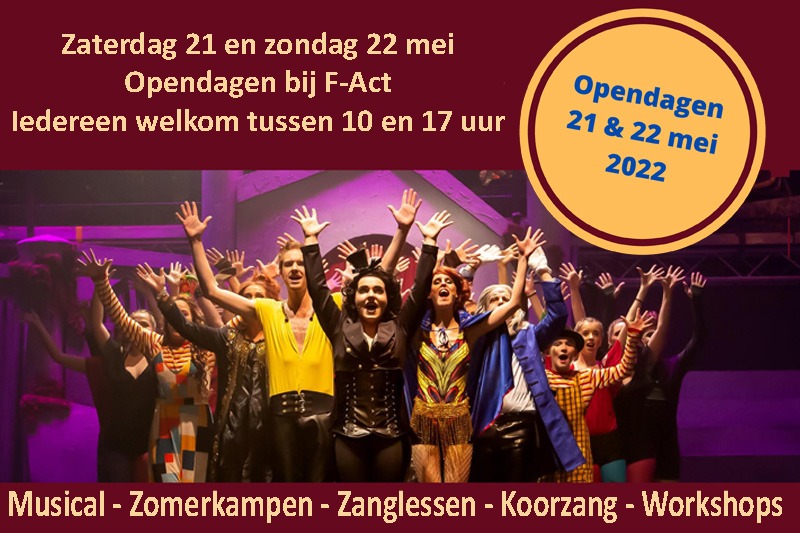 Open Dag Musical en Muziektheater F-Act